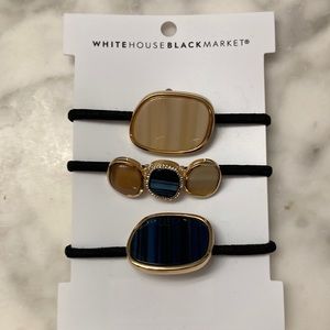 NWT WHBM Ponytail Holders.